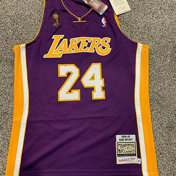 Kobe Bryant NBA JERSEY L.A. Lakers 2008-09 season, purple SZ. XL(48) - Picture 3 of 7
